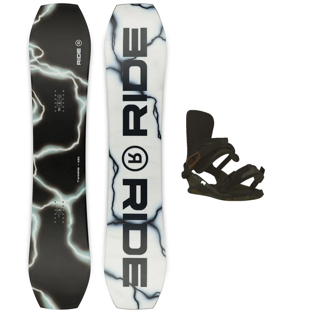 Ride Twinpig m/binding All Mountain/Freestyle - Herre 