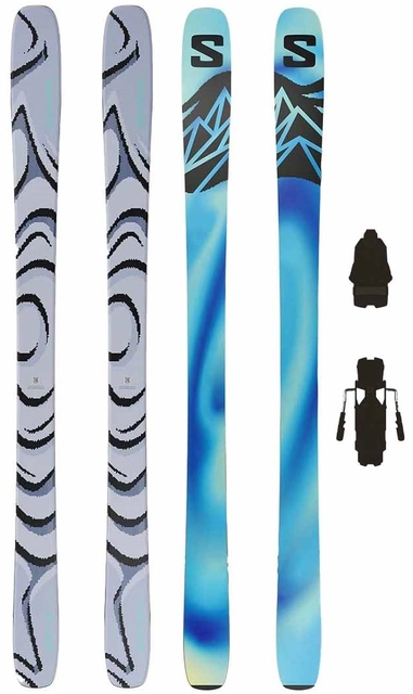 Salomon QST 100 m/binding All Mountain/Freeride - Unisex 