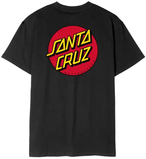 Santa Cruz Classic Dot Chest SS Tee Black - M 