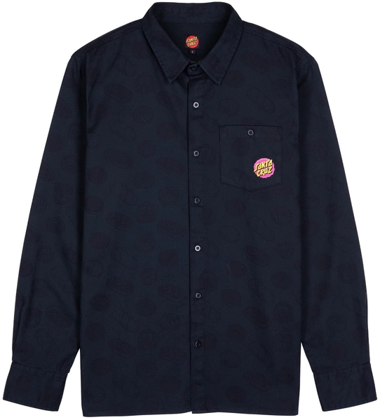 Santa Cruz McCoy Donut Dog Shirt Black