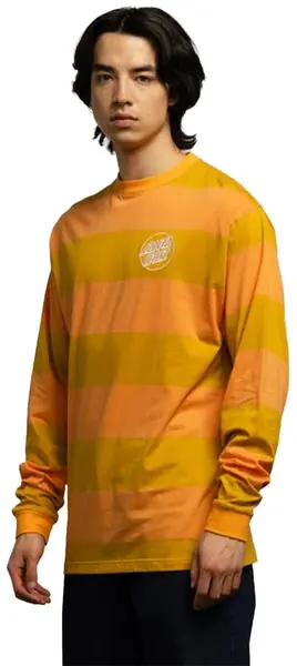 Santa Cruz Barney LS Tee Old Gold/Apricot