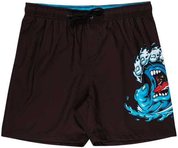 Santa Cruz Screaming Wave Swimshort Black