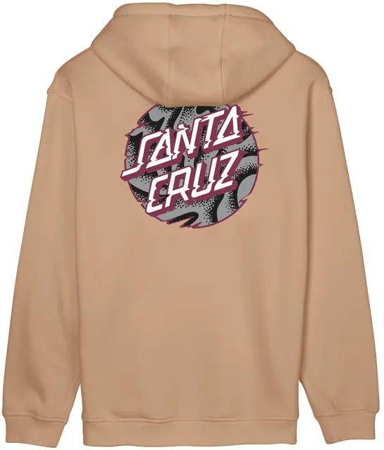 Santa Cruz Vivid Slick Dot Hood Taupe - L 