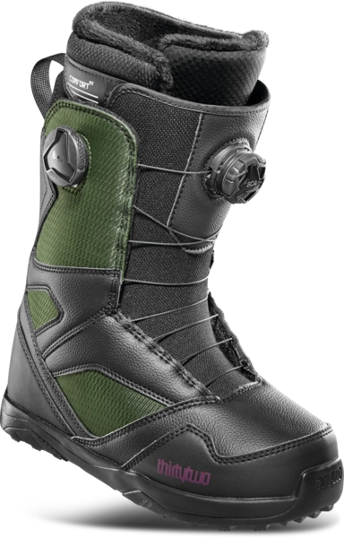 Thirty Two STW Double Boa W&#39;s Black/Green