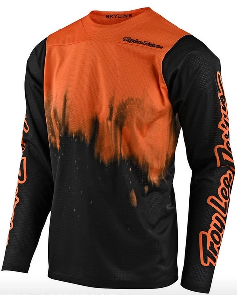 Troy Lee Skyline LS Jersey Diffuze Tangelo/Black