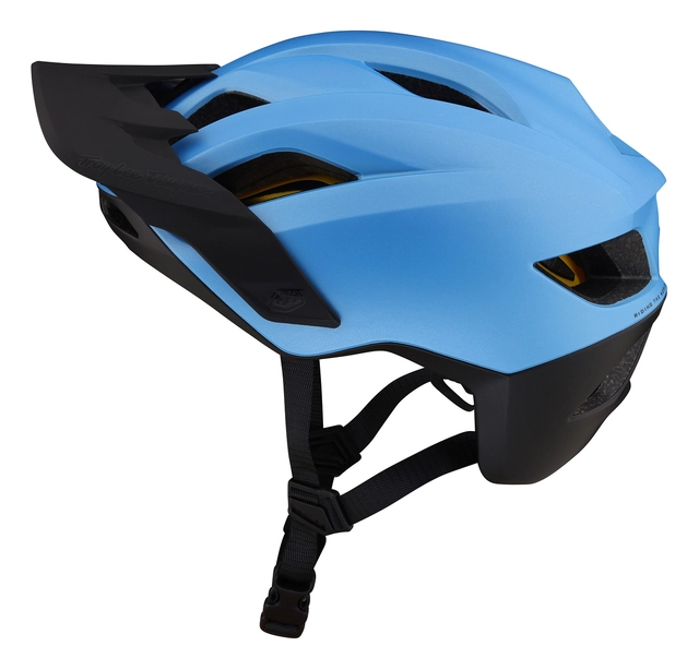 Troy Lee Flowline Youth Helmet Oasis Blue/Black - One Size 