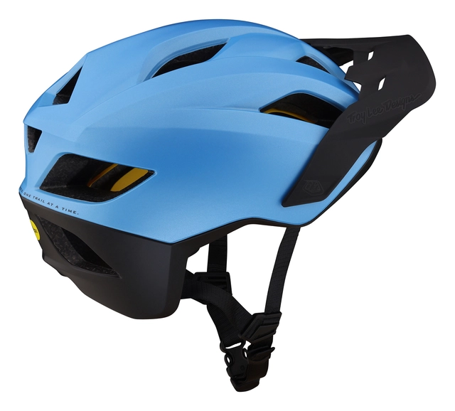 Troy Lee Flowline Youth Helmet Oasis Blue/Black - One Size 
