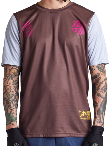 Troy Lee Flowline SS Jersey Chocolate