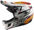 Troy Lee D4 Composite Mips Helmet Lined Up White - L