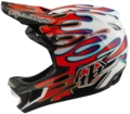 Troy Lee D4 Composite Mips Helmet Overspray White/Red - L