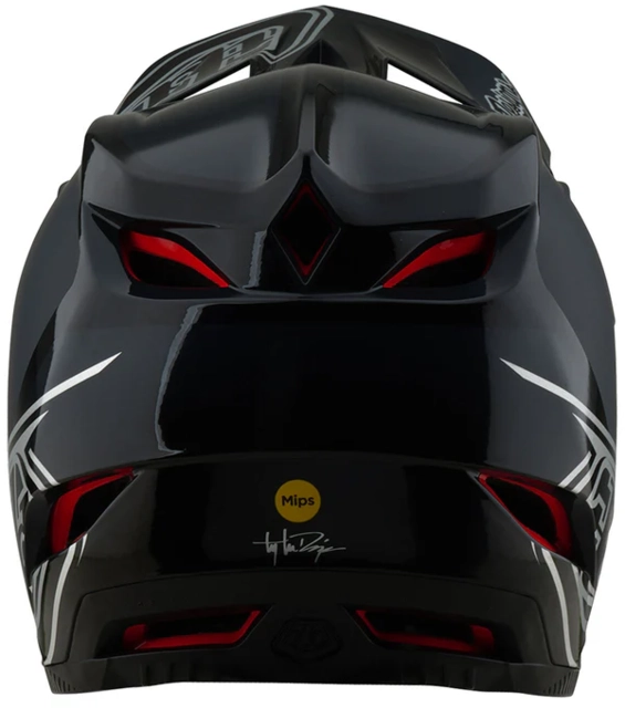Troy Lee D4 Polyacrylite Mips Helmet Shadow Black - M 