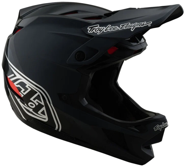 Troy Lee D4 Polyacrylite Mips Helmet Shadow Black - M 