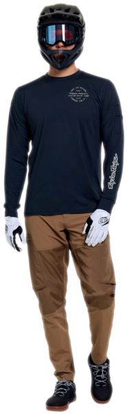 Troy Lee Ruckus Ride LS Tee Pressed Carbon