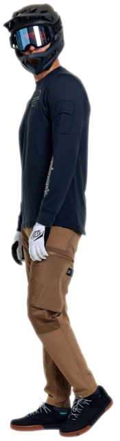 Troy Lee Ruckus Ride LS Tee Pressed Carbon - M 