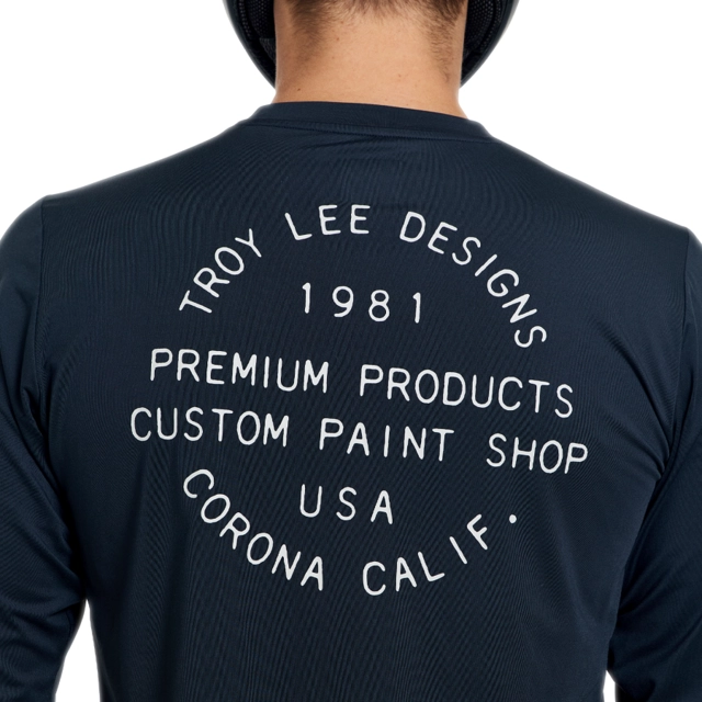 Troy Lee Ruckus Ride LS Tee Pressed Carbon - M 