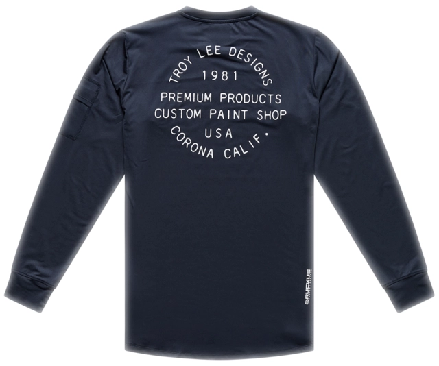 Troy Lee Ruckus Ride LS Tee Pressed Carbon - M 