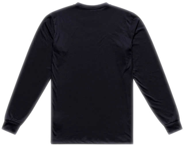 Troy Lee Skyline Ride LS Tee Signature Black/Real Teal - M 