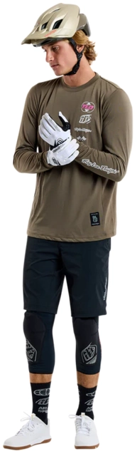 Troy Lee Skyline Trail Short Shell Mono Black - 36 