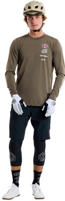 Troy Lee Skyline Trail Short Shell Mono Black - 36 