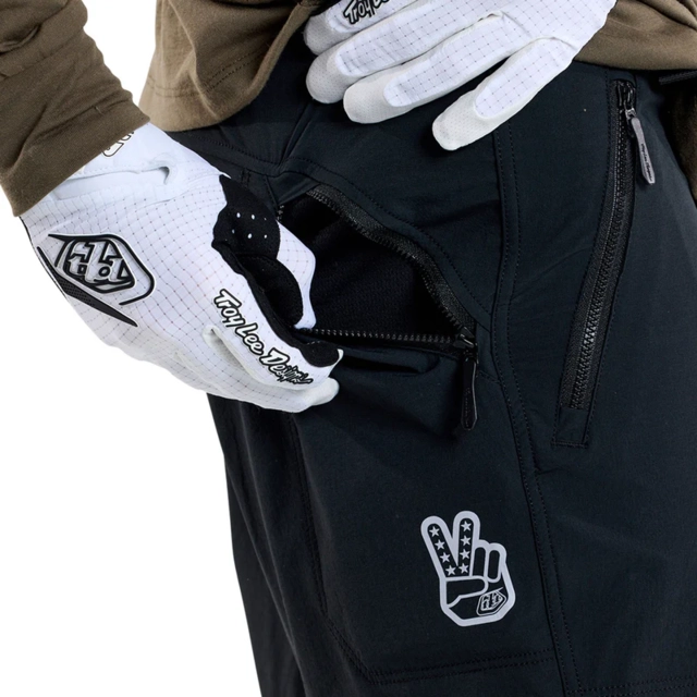 Troy Lee Skyline Trail Short Shell Mono Black - 36 