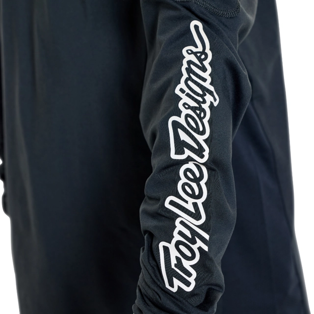 Troy Lee Youth Ruckus Ride LS Tee Pressed Carbon - L 