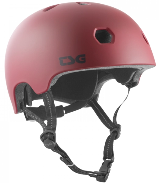 TSG Meta Helmet Satin Oxblood