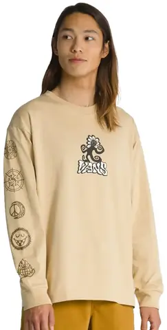 Vans Off The Wall Skate Classics LS Tee Taos Taupe