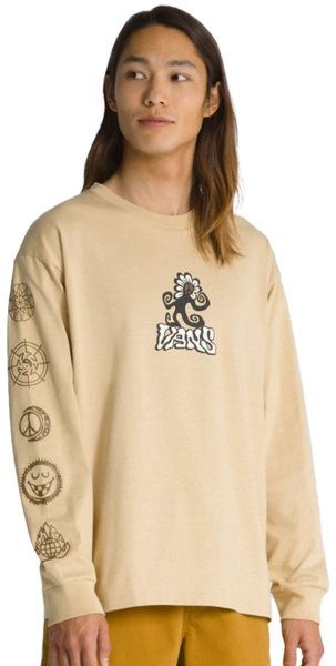 Vans Off The Wall Skate Classics LS Tee Taos Taupe
