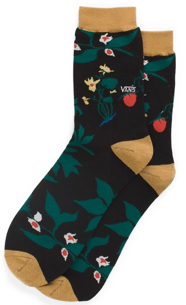 Vans Classic Print 3/4 Crew Sock Bone Brown