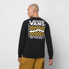 Vans Off The Wall Sidestripe Box LS Tee Black - M