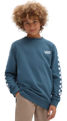 Vans Exposition Check Boys Crew Vans Teal