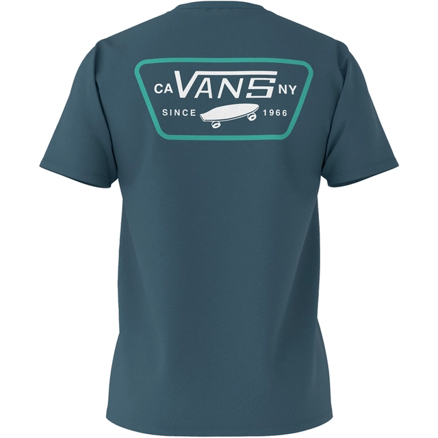Vans Full Patch Back SS Tee Teal/Waterfall/Blue Glow - S 