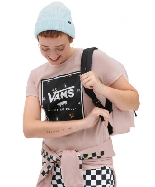 Vans Micro Ditsy Box Fill Tee Rose Smoke