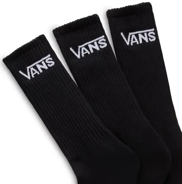 Vans Classic Crew Sock 3-pack Black - 42,5-47 