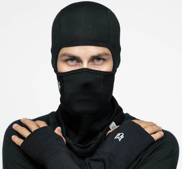 Woolf Svarthetta Balaclava Black - One Size