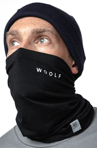 Woolf Tinden Neck Gaiter Black - One Size