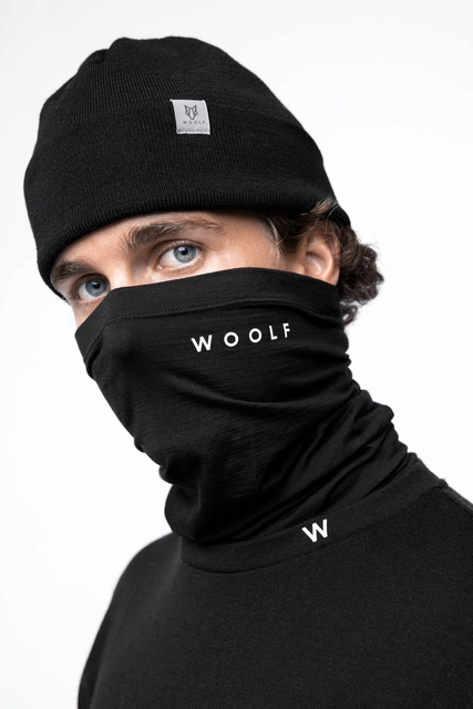 Woolf Tinden Neck Gaiter Black - One Size 