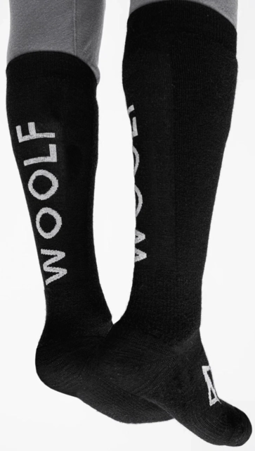 Woolf Torset Thin Sock Black - S/M 
