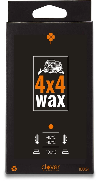 Clover 4x4 Wax -10°C/+10°C Orange - 100g 