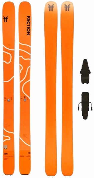 Faction Agent 3 m/binding Topptur/Freeride - Unisex