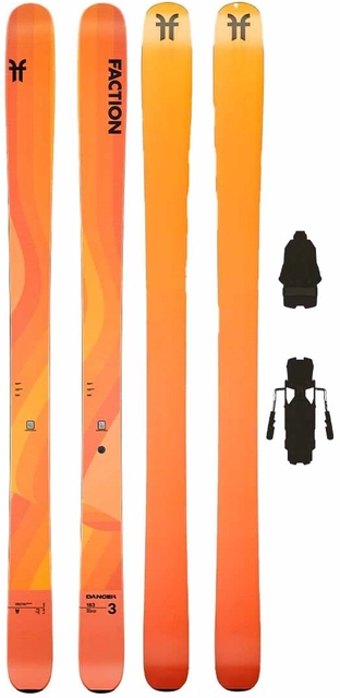 Faction Dancer 3 m/binding All Mountain/Freeride - Unisex 