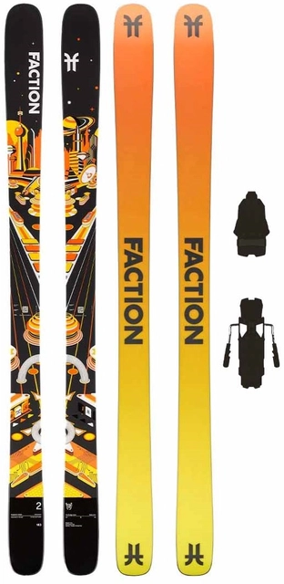 Faction Prodigy 2 m/binding All Mountain/Freestyle/Freeride - Herre 