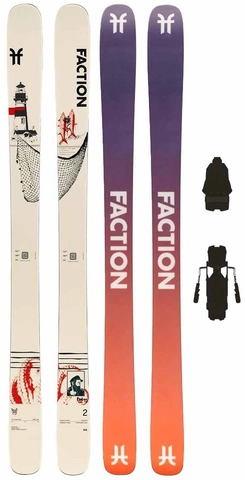 Faction Prodigy 2 Capsule m/binding All Mountain/Freeride/Freestyle - Dame
