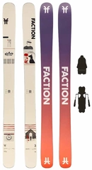 Faction Prodigy 3 Capsule m/binding All Mountain/Freeride/Freestyle - Dame