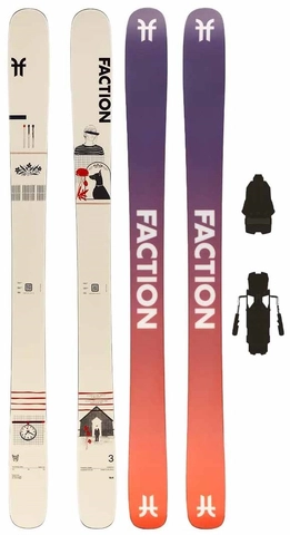 Faction Prodigy 3 Capsule m/binding All Mountain/Freeride/Freestyle - Dame