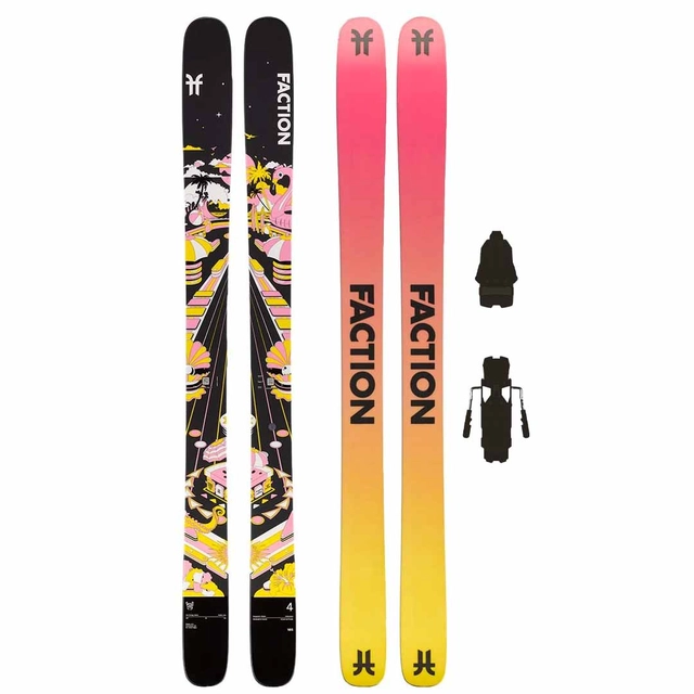 Faction Prodigy 4 m/binding All Mountain/Freestyle/Freeride - Herre 
