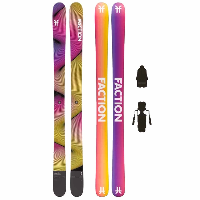 Faction Studio 2 m/binding All Mountain/Freeride/Freestyle - Unisex 