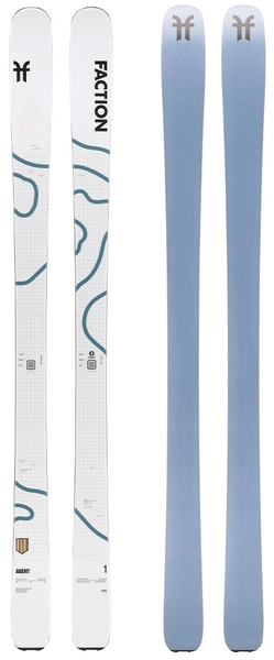 Faction Agent 1 m/binding Topptur/Lettvekt - Unisex - White
