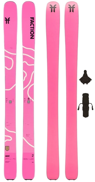 Faction Agent 2 m/binding Topptur/Lettvekt - Unisex - Pink