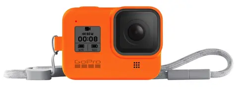 GoPro Sleeve + Lanyard Hyper Orange HERO8 Black